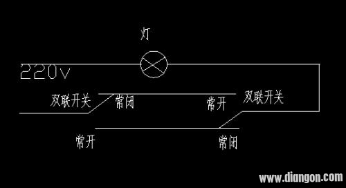 双控开关什么原理_双控开关原理(3)