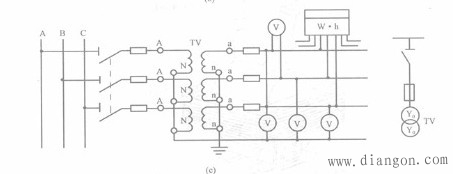 电压互感器接线图